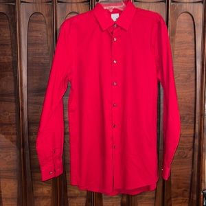 JF Ferrar Mens size 16-16-1/2 34-35 sleeve super slim dress shirt.